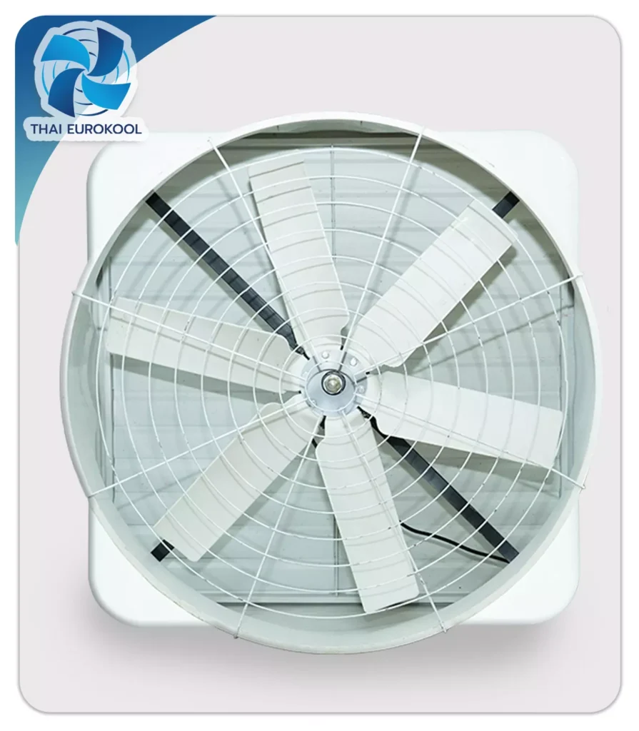 พัดลมอุตสาหกรรม Fiber Glass รุ่น HDF/B850D-6 ขนาด 25 นิ้ว