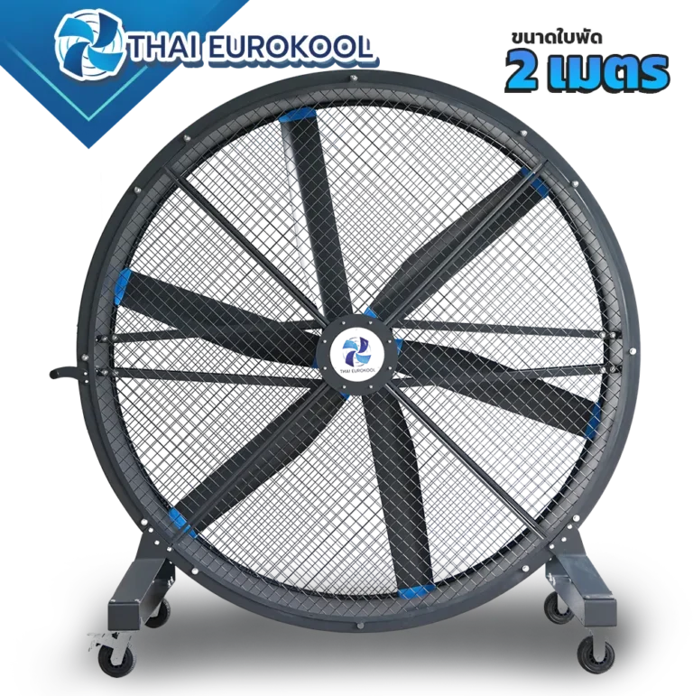 พัดลมยักษ์ PMSM HVLS ใบพัดขนาด 2 เมตรรุ่น EP200