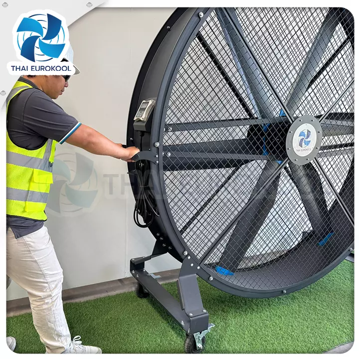 พัดลมยักษ์ PMSM HVLS ใบพัดขนาด 2 เมตรรุ่น EP200