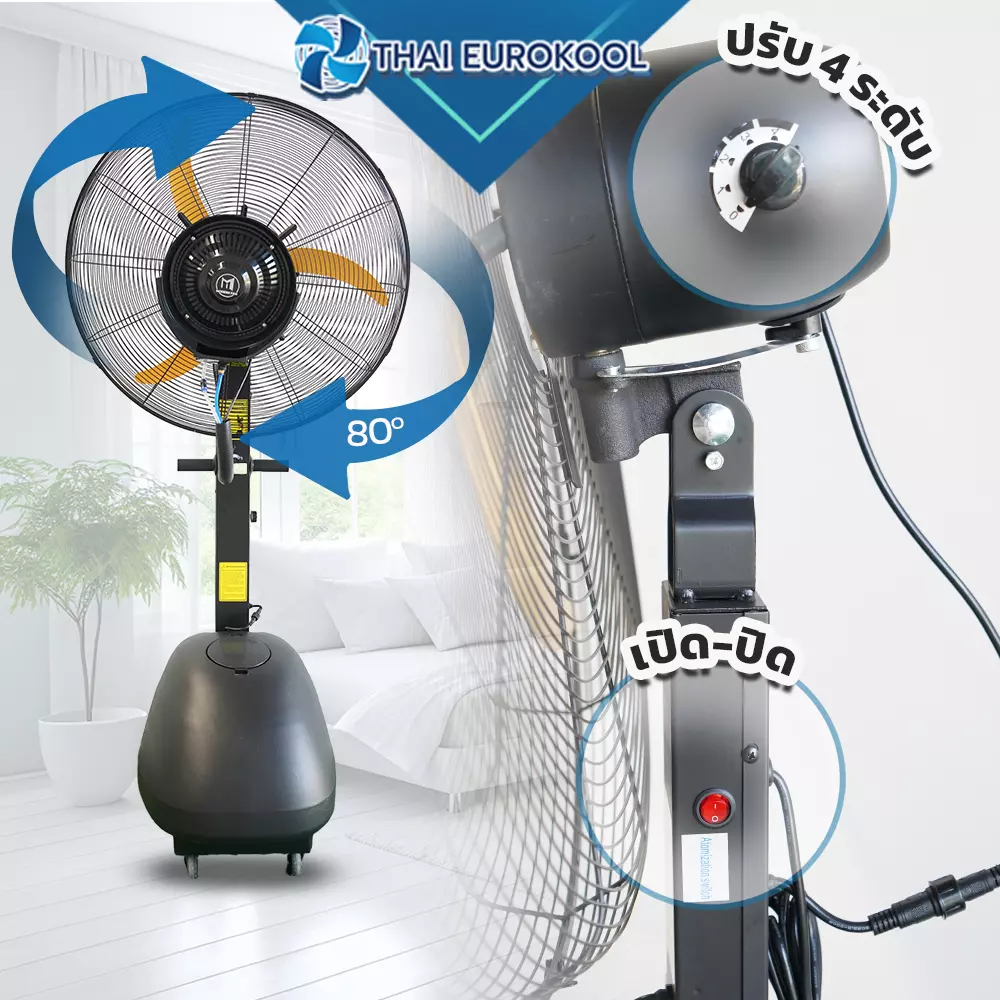 พัดลมไอหมอก MFJ-M30 ขนาด 30 นิ้ว